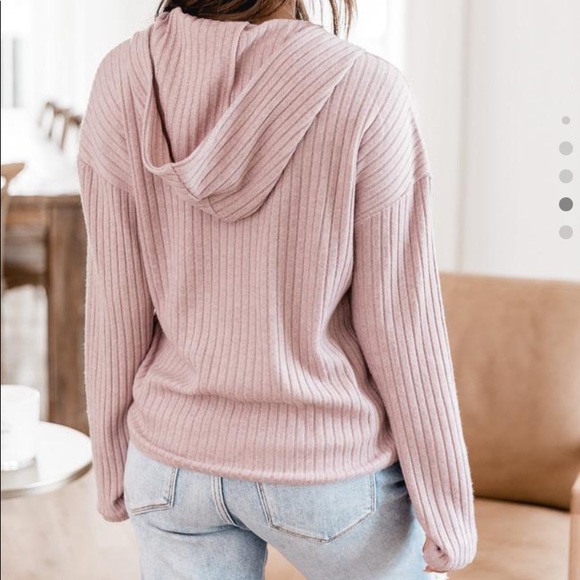 Pink Lily Purple Hoodie - Picture 3 of 5